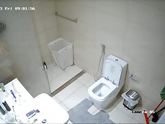 Airbnb_Home_Bathroom2 Chinatsu's Steamy Asian Showdown Part 4 - Explicit Pleasures Unleashed!