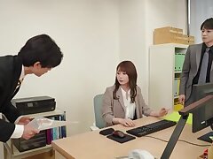 220SILKU-101 Japanese Office Worker Takes It Raw and Rough
