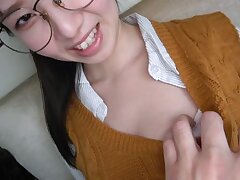 APGH-033 Adorable Asian Teen in Lingerie Tempts & Takes Him Deeply