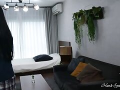 1000_HS-DWSPONAR_HD Asian Beauty in Whimsical Play Gets Intense Real Sex