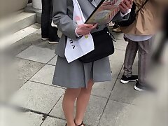 BusGuide03 Japanese Nurse's Secret Handjob Thrills Colleagues in Hospital