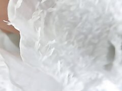 KFC_wearing_the_same_see-through_skirt Passionate Night Concludes in a Blissful, Creamy Climax Delight